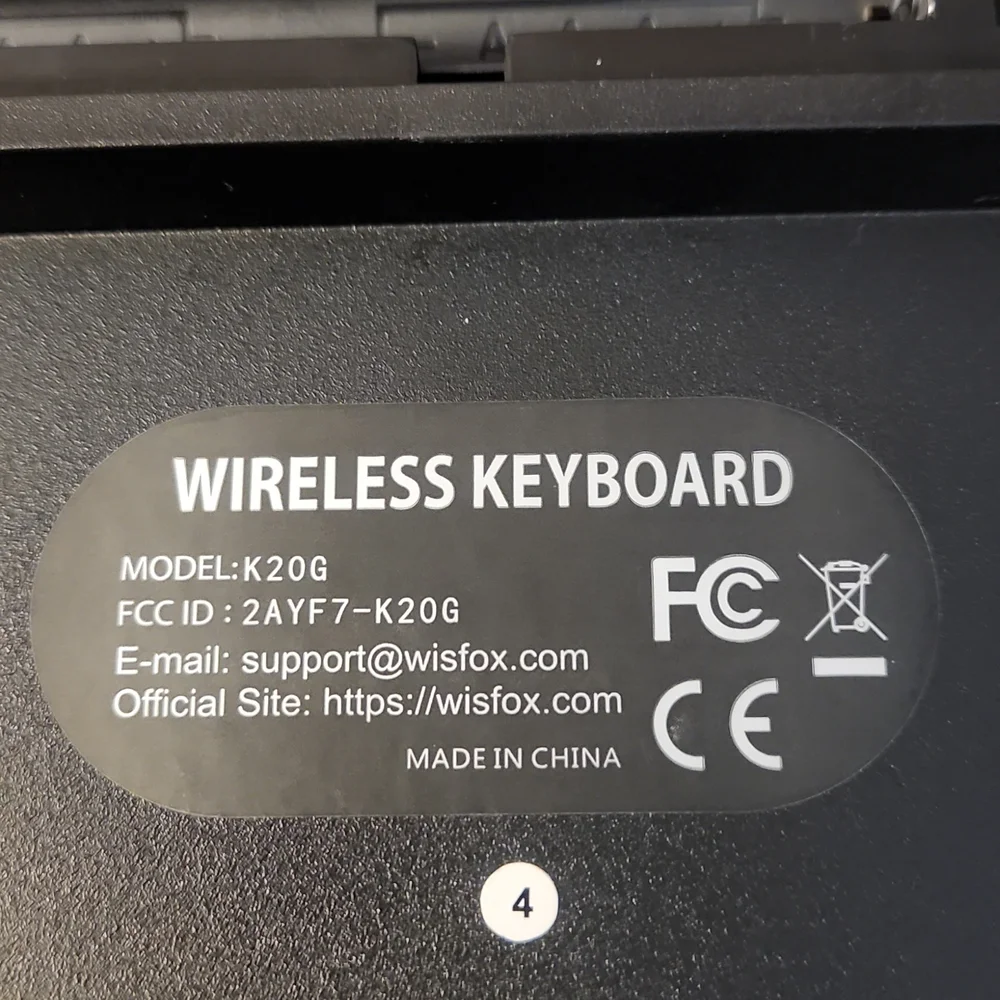 Wisfox Wireless Keyboard with USB connector 💥